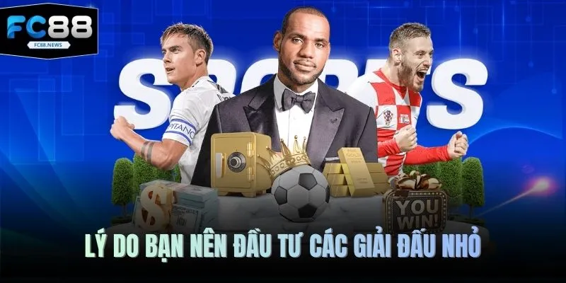 Kèo Bóng Cỏ FC88 - Bí Quyết Khai Thác Lợi Nhuận Tối Đa 3 Lý do bạn nên đầu tư các giải đấu nhỏ