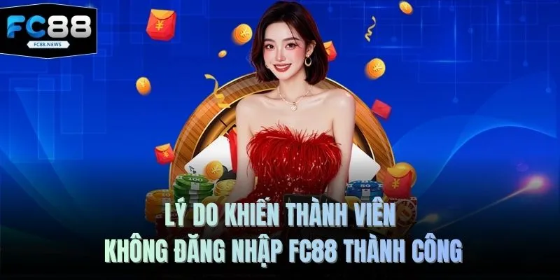 Lý do khiến thành viên không đăng nhập FC88 thành công 