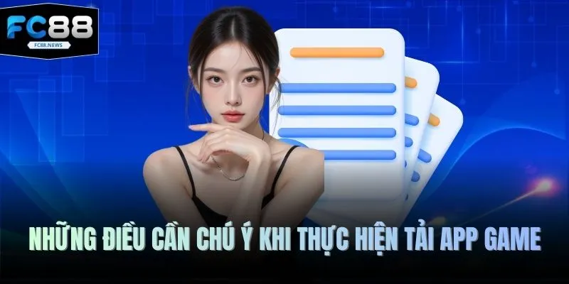 Những điều cần chú ý khi thực hiện tải app game