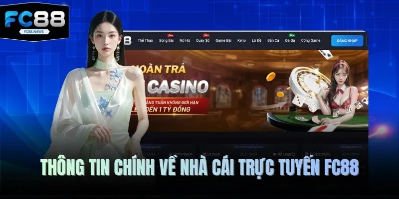 FC88 15 Thông tin chính về nhà cái trực tuyến FC88