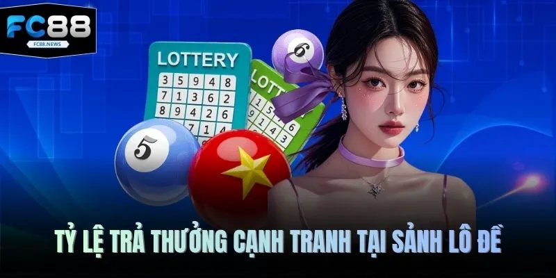 Tỷ lệ trả thưởng cạnh tranh tại sảnh lô đề